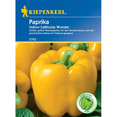 Paprika Yellow California Wonder Kiepenkerl interface.art Bild 1 Paprika Yellow California Wonder Kiepenkerl interface.image 1 interface.art 50017